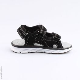 524023-12 Пляжная обувь для мальчики чер-сер фото №2