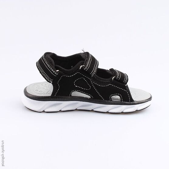 524023-12 Пляжная обувь для мальчики чер-сер фото №2