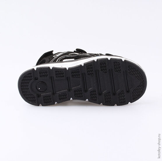 524023-12 Пляжная обувь для мальчики чер-сер фото №3