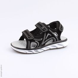 524023-12 Пляжная обувь для мальчики чер-сер