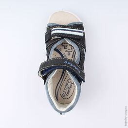 322070-21 Сандалии для мальчики светло-синий фото №4