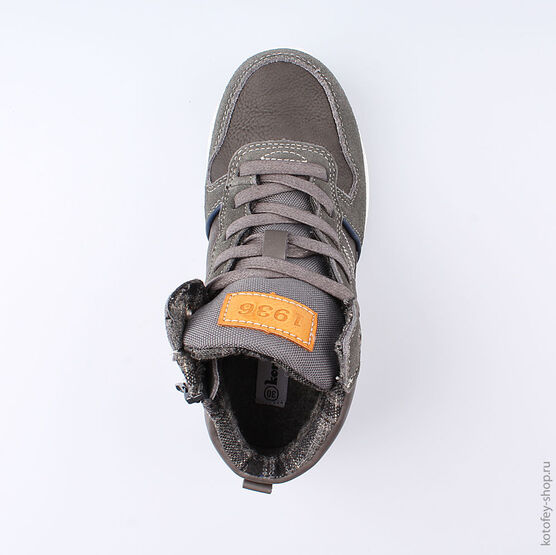554033-31 Ботинки для мальчики серый фото №4