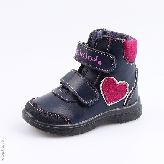 152201-31 Ботинки для девочки светло-синий