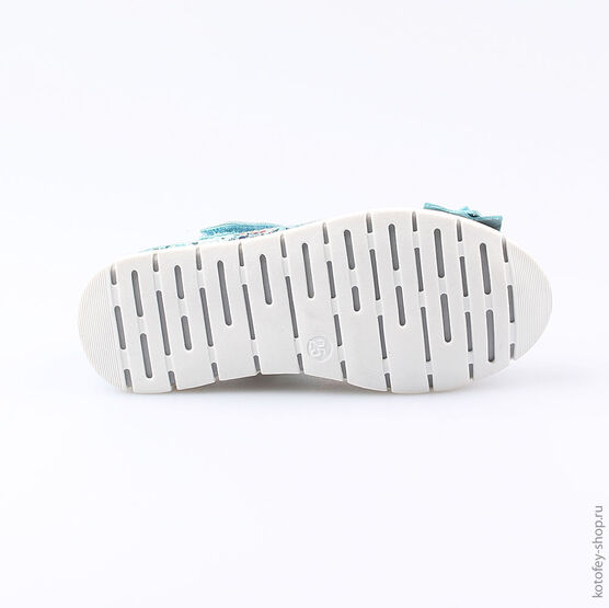 332098-22 Туфли для девочки голубой фото №3