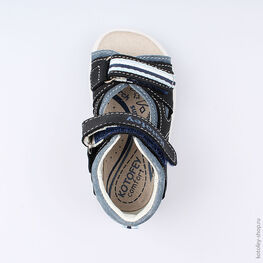 122122-21 Сандалии для мальчики светло-синий фото №4