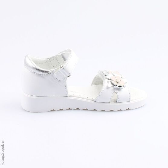522115-22 Босоножки для девочки белый фото №2