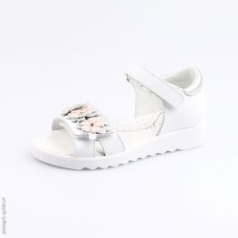 522115-22 Босоножки для девочки белый