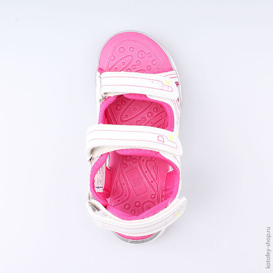 524024-11 Пляжная обувь для девочки бел-фук фото №4