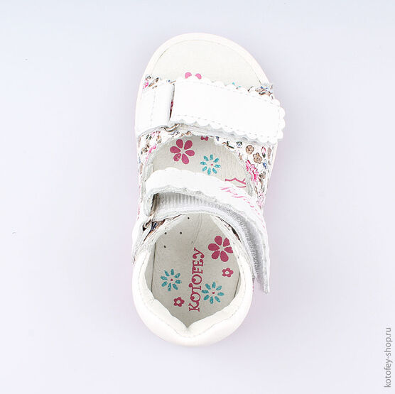 122118-22 Босоножки для девочки фук-цве фото №4