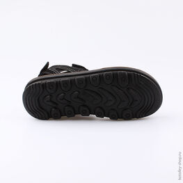 722005-71 Сандалии для мальчики чер-сер фото №3