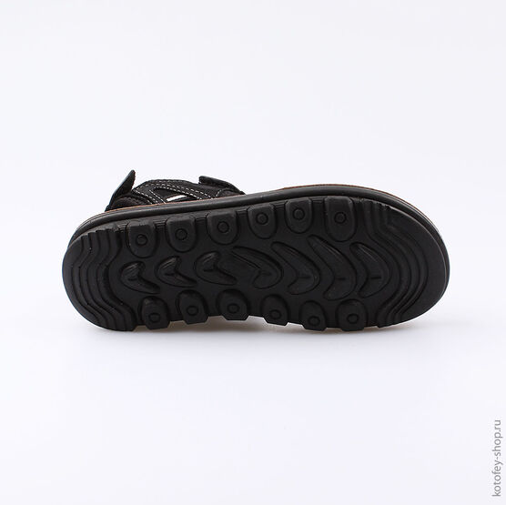 722005-71 Сандалии для мальчики чер-сер фото №3