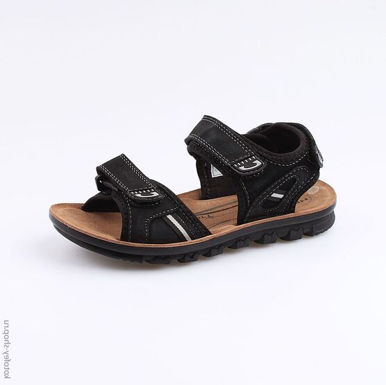 722005-71 Сандалии для мальчики чер-сер