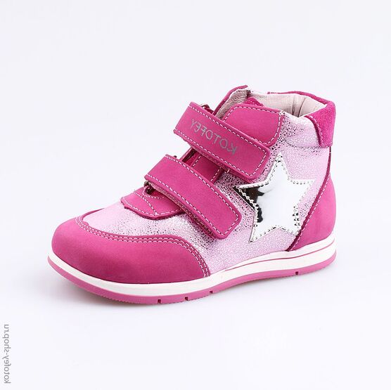 352164-21 Ботинки для девочки фук-роз