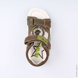 324005-23 Сандалии для мальчики кор-зел фото №4