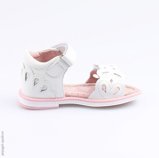 322051-21 Босоножки для девочки белый фото №2