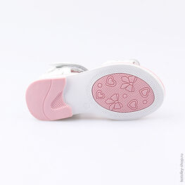 322051-21 Босоножки для девочки белый фото №3