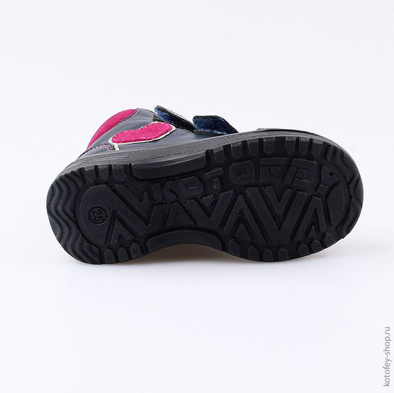 352176-31 Ботинки для девочки светло-синий фото №3