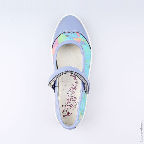 632219-22 Туфли для девочки сиреневый фото №4