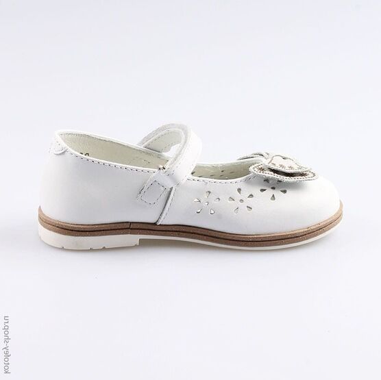 332078-21 Туфли для девочки белый фото №2