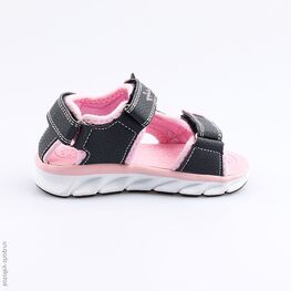 324010-12 Пляжная обувь для девочки син-роз фото №2