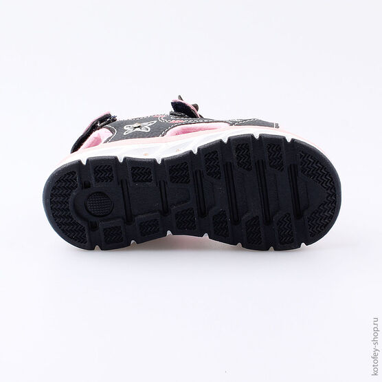 324010-12 Пляжная обувь для девочки син-роз фото №3