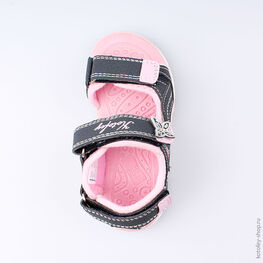 324010-12 Пляжная обувь для девочки син-роз фото №4