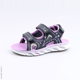 524024-13 Пляжная обувь для девочки син-сир