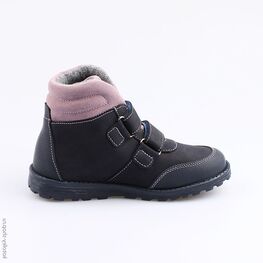 652090-32 Ботинки для девочки син-роз фото №2