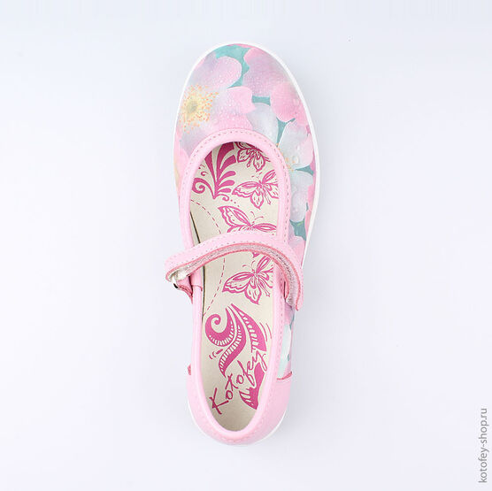 632215-21 Туфли для девочки роз-цве фото №4