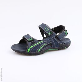 723010-16 Пляжная обувь для мальчики син-зел