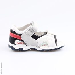 324005-21 Сандалии для мальчики бел-син фото №2