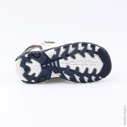 324005-21 Сандалии для мальчики бел-син фото №3