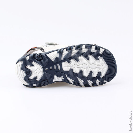 324005-21 Сандалии для мальчики бел-син фото №3