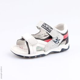 324005-21 Сандалии для мальчики бел-син