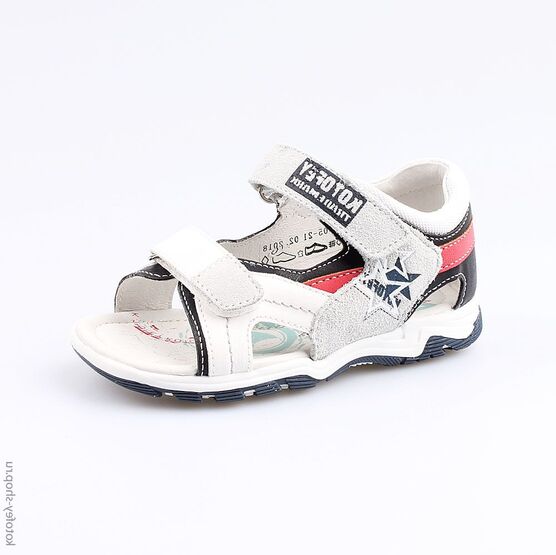 324005-21 Сандалии для мальчики бел-син