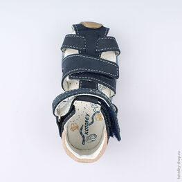 122109-21 Сандалии для мальчики светло-синий фото №4