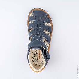 522105-22 Сандалии для мальчики светло-синий фото №4