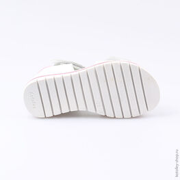 322069-21 Босоножки для девочки белый фото №3