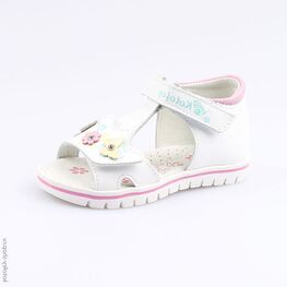 322069-21 Босоножки для девочки белый