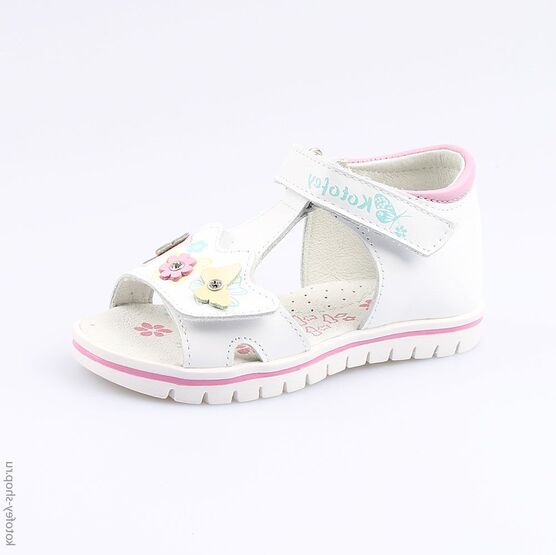 322069-21 Босоножки для девочки белый