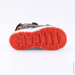 324009-12 Пляжная обувь для мальчики сер-ора фото №3