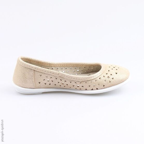 632172-23 Туфли для девочки бежевый фото №2