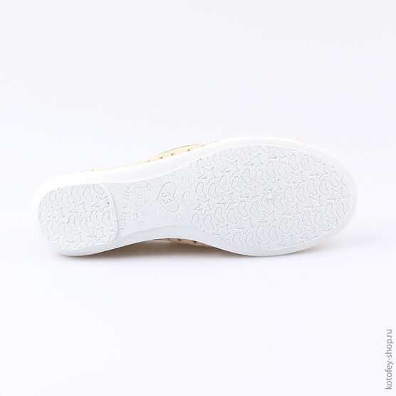 632172-23 Туфли для девочки бежевый фото №3