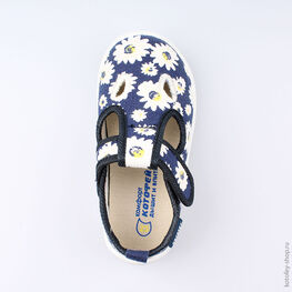 231111-12 Текстильная обувь для девочки светло-синий фото №4