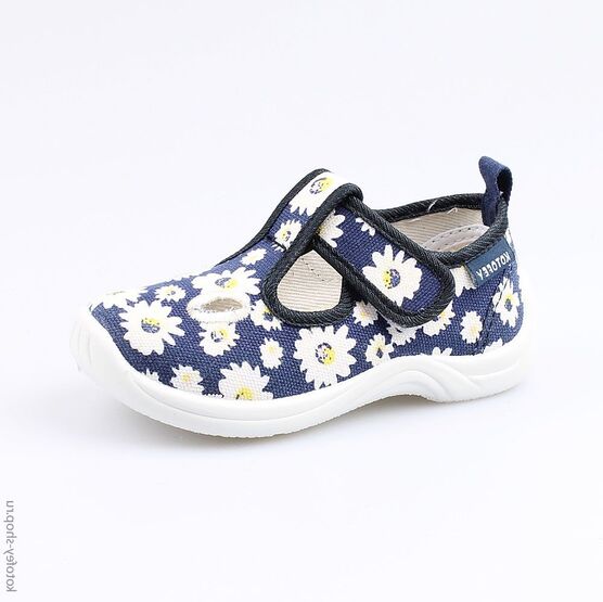 231111-12 Текстильная обувь для девочки светло-синий