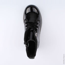 552109-31 Ботинки для девочки черный фото №4