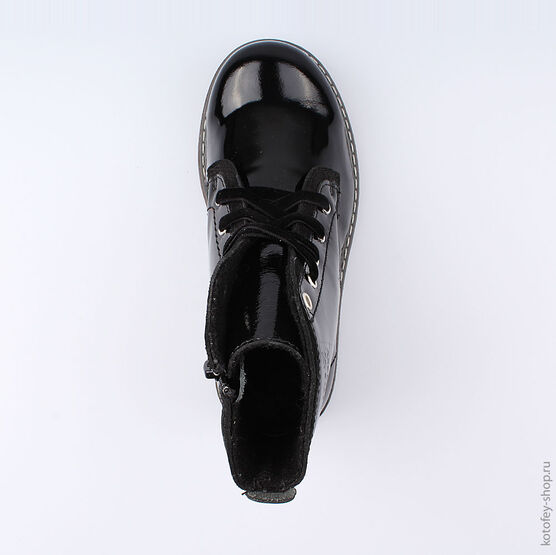 552109-31 Ботинки для девочки черный фото №4