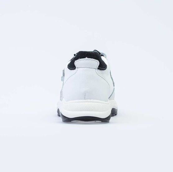 532227-22 Полуботинки для девочки бел-чер фото №5