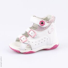 022061-24 Босоножки для девочки бел-фук