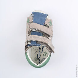 022084-22 Сандалии для мальчики сер-син фото №4